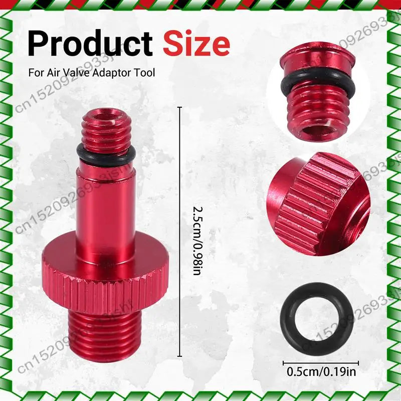 -BOFF Rear Shock Air Valve Adapter For Rockshox Monarch/DT Swiss XMM/IFP