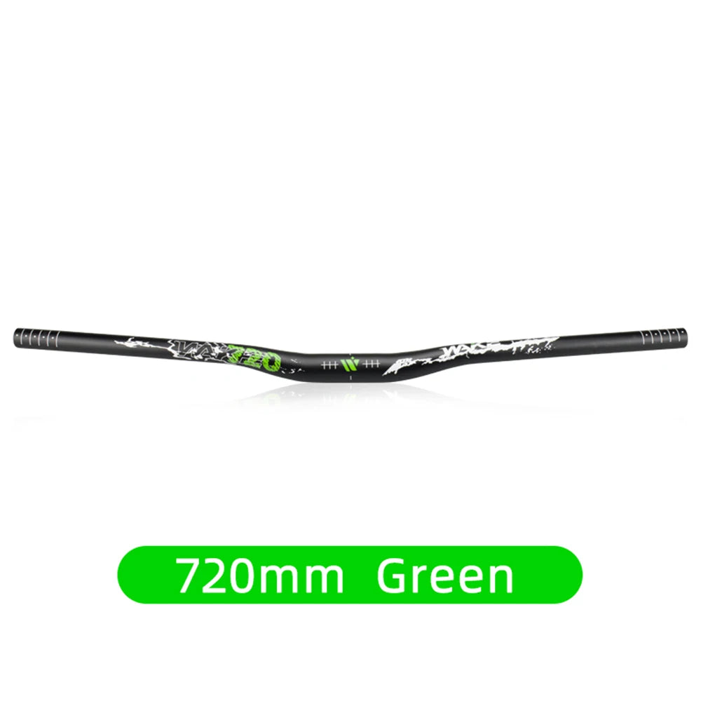 Mountain Bike Handlebars 31.8MM Diameter High-Rise Handlebar with Matte Surface 720MM 780MM Length Aluminum