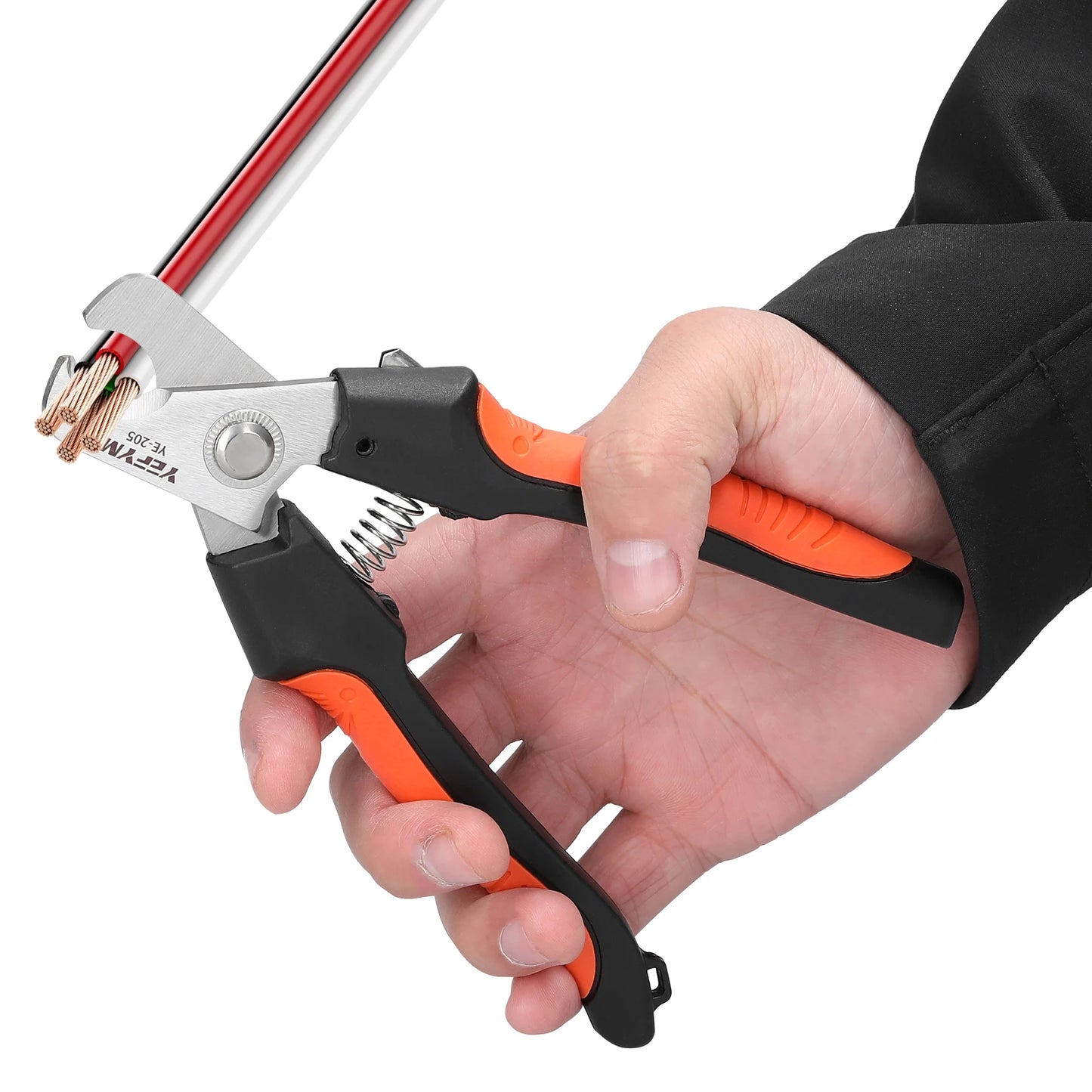 Cable Cutter Cable Stripper Cable Cut Pliers Electrician Wire Cutting Plier Portable Hand Tool Copper Wire Aluminum Wire Cutter
