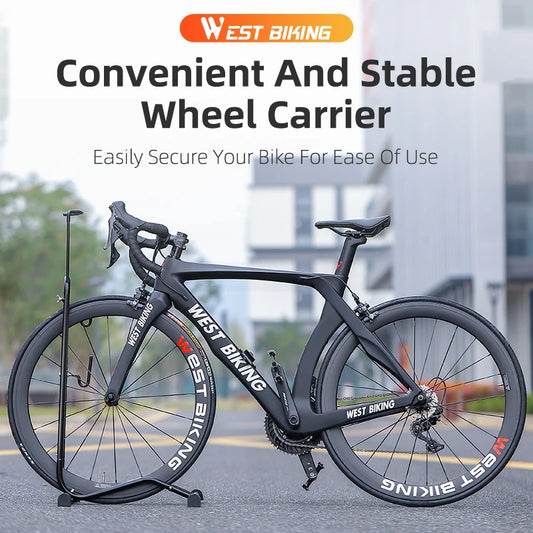 WEST BIKING 3 In 1 Bicycle Parking Rack Multifunctional Bike Indoor Garage Storage Stand MTB Road Bike Maintenance Repair Stand