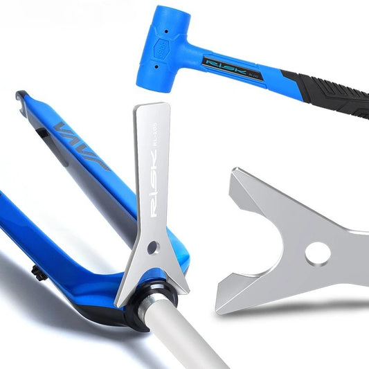 Bicycle Fork Headset Disassembly Tool Mountain Road Bike Bottom Race Removal Bottom Plug Remover Repair Service Tool