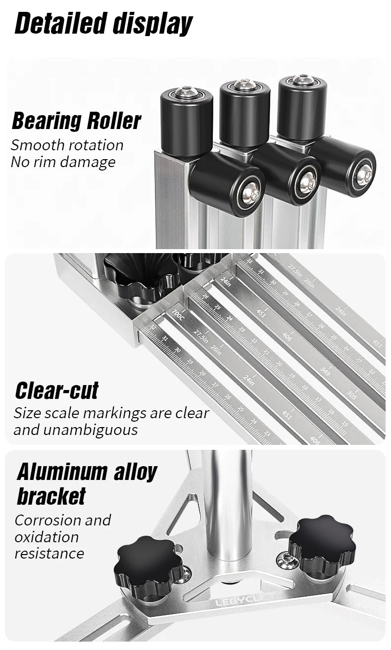LEBYCLE Bicycle Wheel Lacing Stand