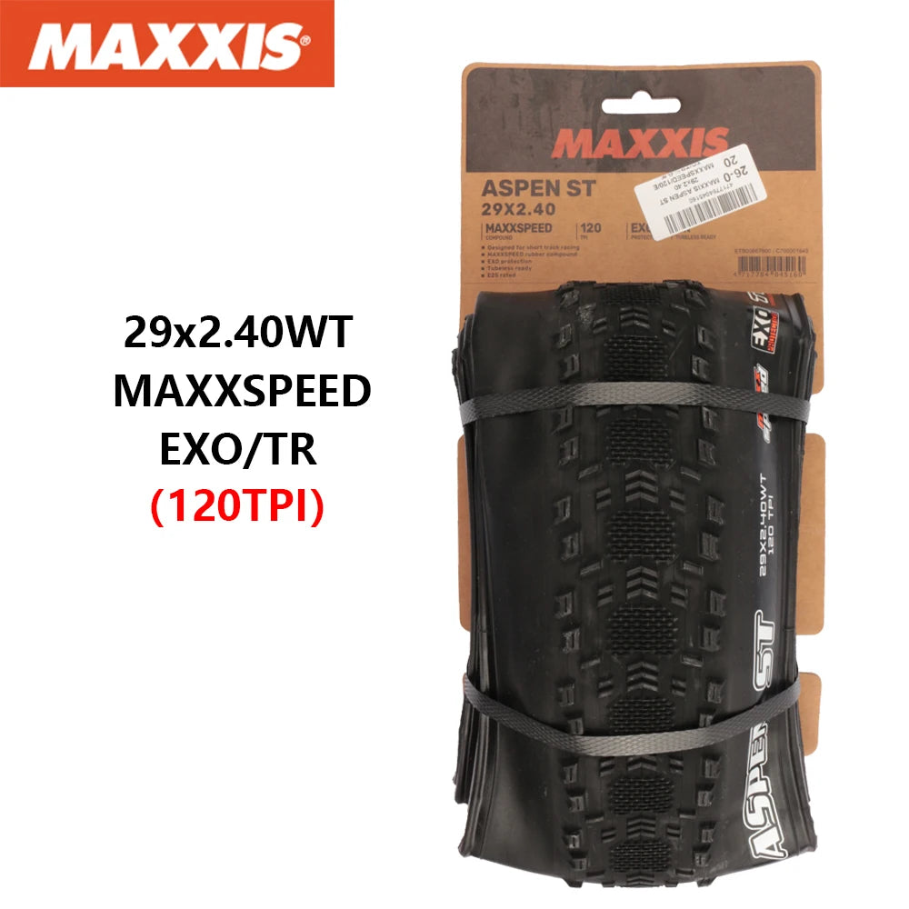 MAXXIS ASPEN ST Bike Tyre Folding Anti Puncture Tubelss Bike Tire 29x2.1 29x2.25Mountain Original XC Off-road Bicycle Tires