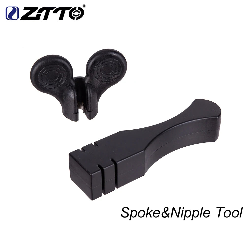 ZTTO Bicycle Spoke Wrench Nipple Tool 1.1/1.3/1.5/1.6mm Aero Spokes Holder Tool Straight Pull Flat Spokes 14G Nipples Spanner