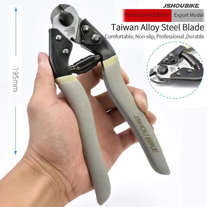 JSHOUBIKE MTB Bicycle wire cutters Professional Bike Tools Wire Breaker MTB Cycling Tool Line Clamp Repair Bicycle Accessories