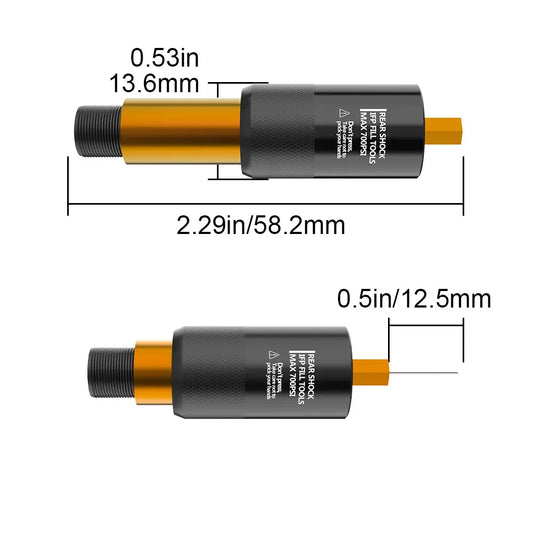 Needle Fill Tool Adaptor for Fox RP2/23/FLOAT-X/CTD/FLOAT-DPS X-Fusion CCDB