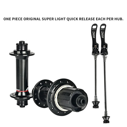 ARC Road Bike Hubs Rim Brake 4 Pawls 48 Clicks Front 100 Rear 130MM  20 24 Holes Ultralight 280g 8-11S