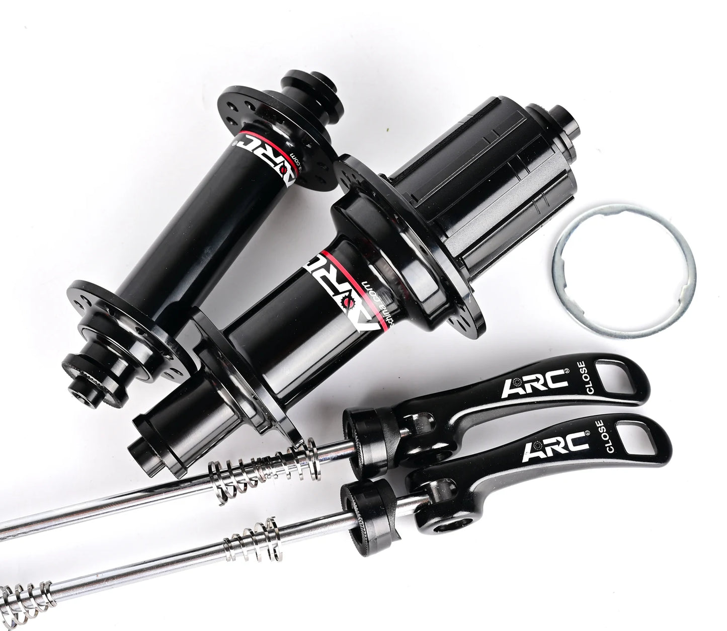 ARC Road Bike Hubs Rim Brake 4 Pawls 48 Clicks Front 100 Rear 130MM  20 24 Holes Ultralight 280g 8-11S