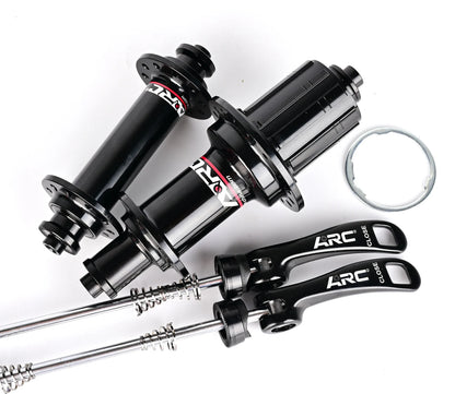 ARC Road Bike Hubs Rim Brake 4 Pawls 48 Clicks Front 100 Rear 130MM  20 24 Holes Ultralight 280g 8-11S