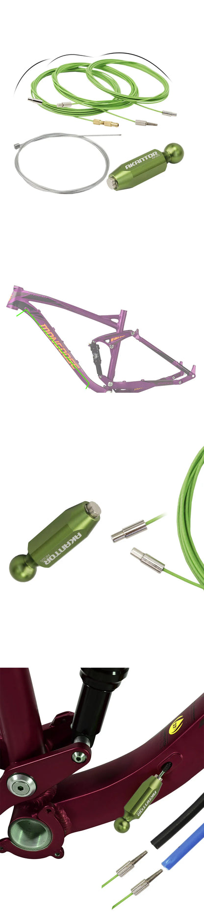 Bicycle Tool Kit for Shift Brake Cable Arrange Frame Internal Passage Hydraulic Wire Hose Arrange Derailleur Line Thread Routing