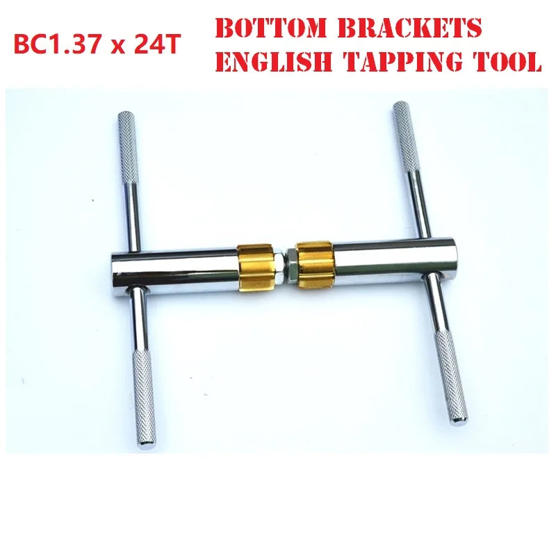 Bike Repair Tools Bottom Brackets English Tapping Tool BC 1.37 * 24 BB68 BB73 Bottom Brackets Axis Milling Cutter Tapping Tools