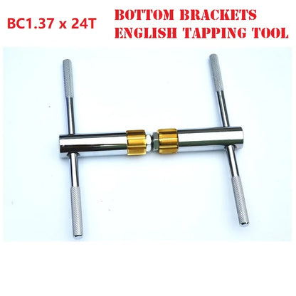 Bike Repair Tools Bottom Brackets English Tapping Tool BC 1.37 * 24 BB68 BB73 Bottom Brackets Axis Milling Cutter Tapping Tools