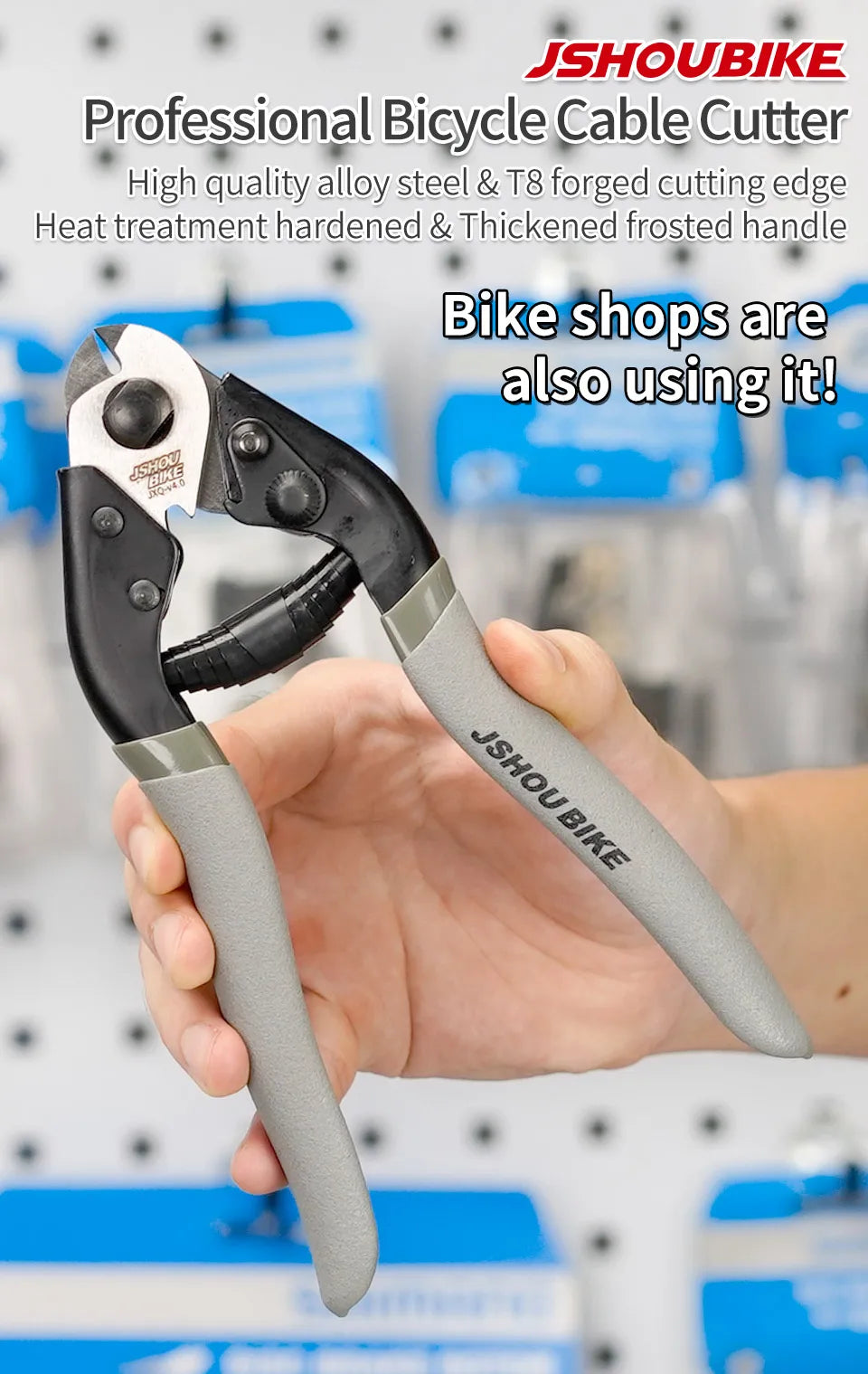 JSHOUBIKE MTB Bicycle wire cutters Professional Bike Tools Wire Breaker MTB Cycling Tool Line Clamp Repair Bicycle Accessories