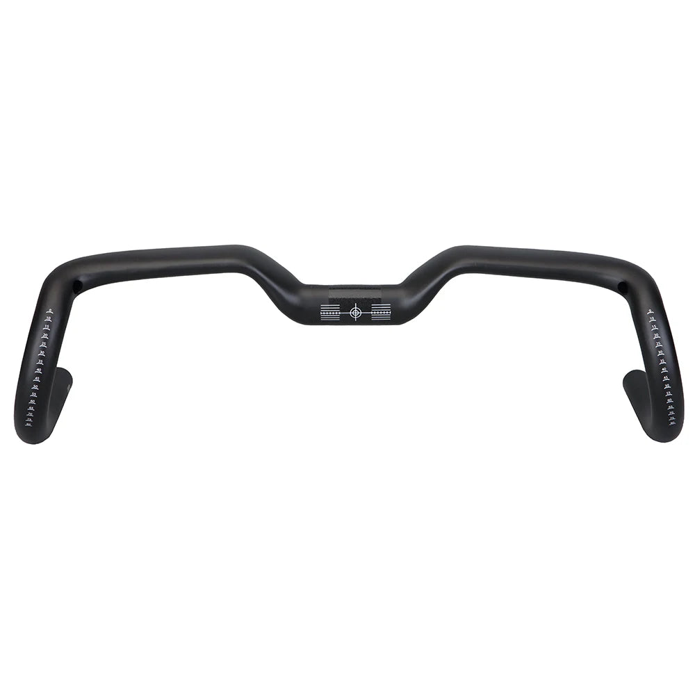 New Gravel 14degrees Carbon Fiber Bicycle Handle T1000 Ultra Light 28 30 32 34 36 38 40 42 44cm