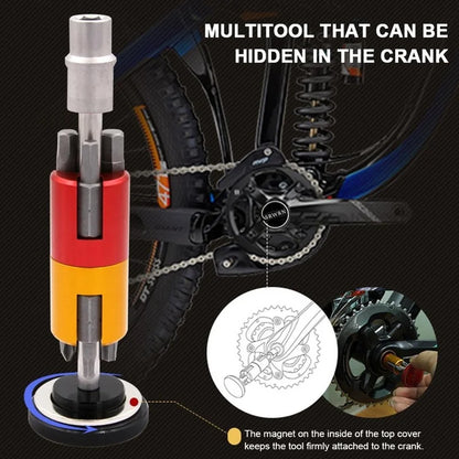 Steer Tube Tool Kit Hex Spoke Screwdrivers Tyre Lever Allen Wrench MTB Mountain Bike Multitool
