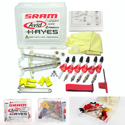Hydraulic Disc Brake Bleed Kit For Formula Sram Avid Juicy Hayes Hope