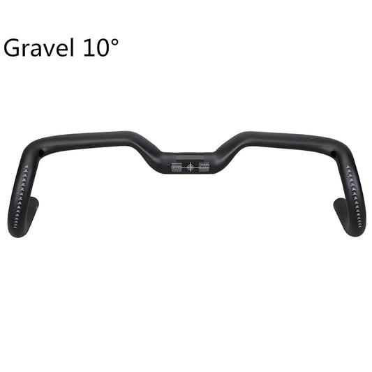 New Gravel 14degrees Carbon Fiber Bicycle Handle T1000 Ultra Light 28 30 32 34 36 38 40 42 44cm