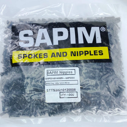 12 SAPIM POLYAX NIPPLES 14G 2.0X12/14MM