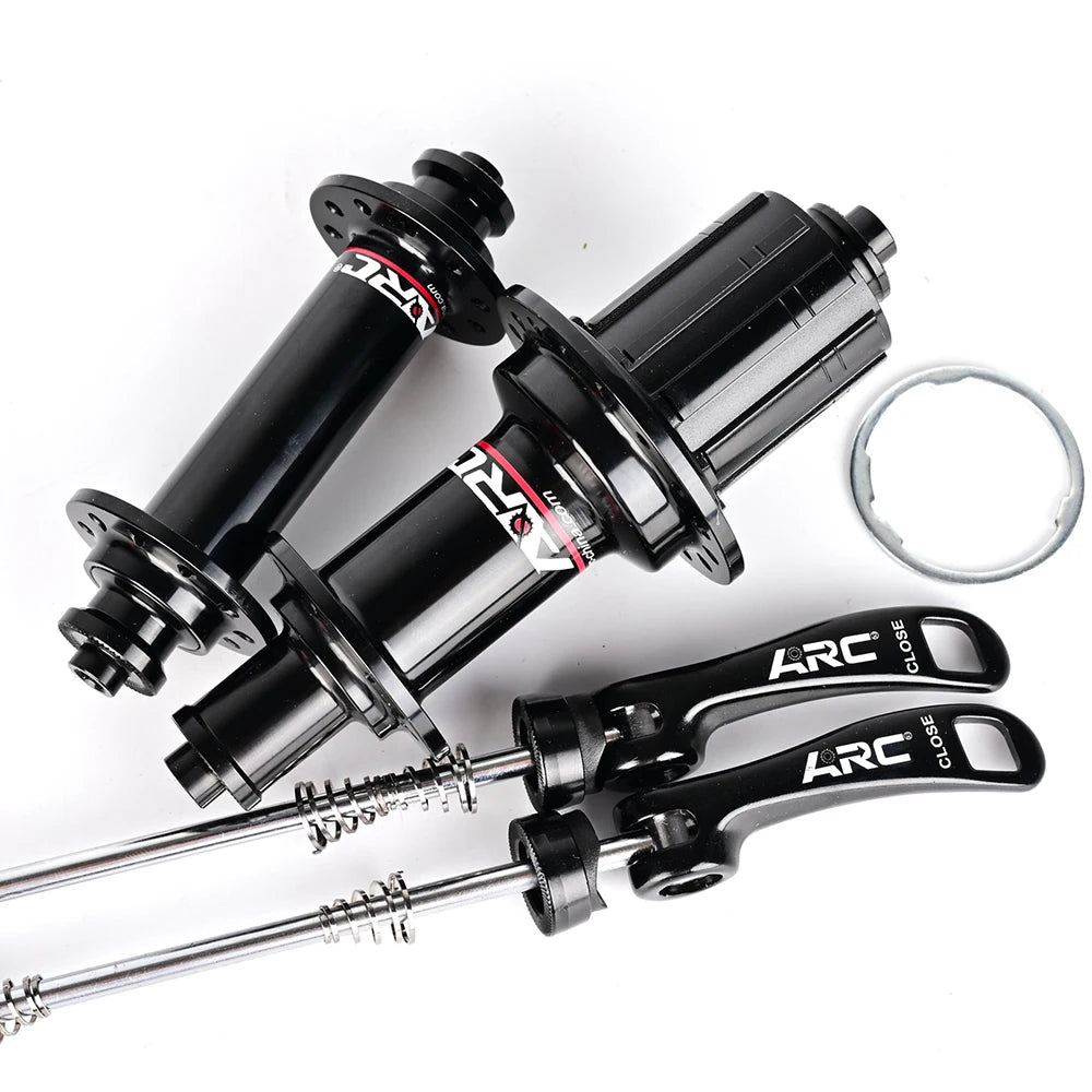 ARC Road Bike Hubs Rim Brake 4 Pawls 48 Clicks Front 100 Rear 130MM  20 24 Holes Ultralight 280g 8-11S