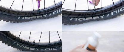 ZTTO MTB Mountain Road Bike Tubeless Sealant Injector For Bicycle Tubeless Tire UST Tyre No Inner Tubes Use With Valve Core Tool
