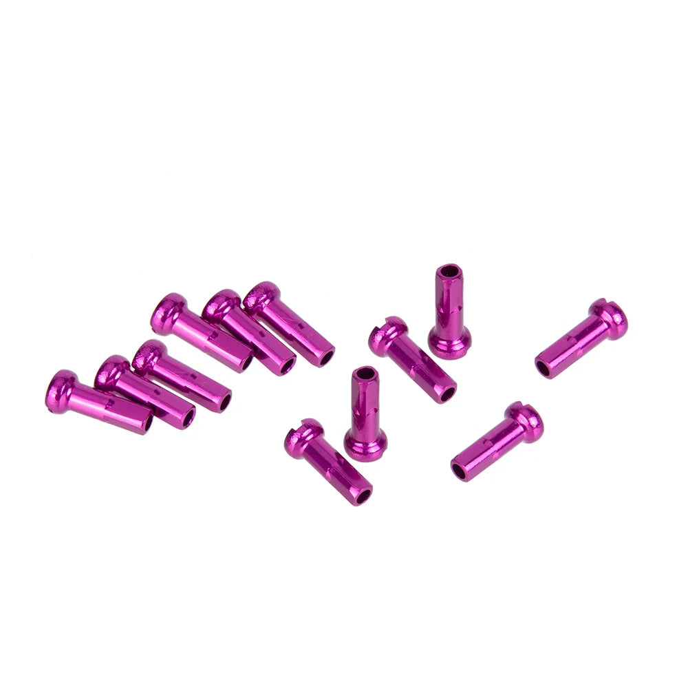 ZTTO 72pcs Nipples 14G 2.0 14mm 2.0mm Ultralight High strength alloy Colorful
