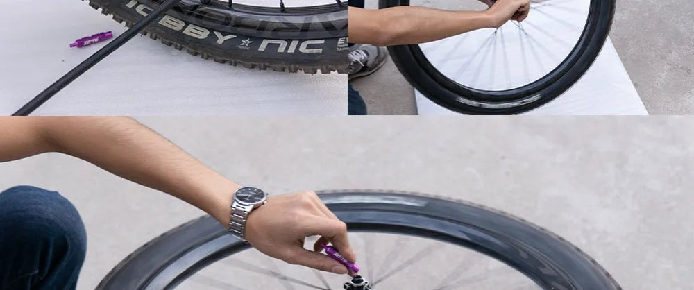 ZTTO MTB Mountain Road Bike Tubeless Sealant Injector For Bicycle Tubeless Tire UST Tyre No Inner Tubes Use With Valve Core Tool