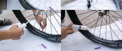 ZTTO MTB Mountain Road Bike Tubeless Sealant Injector For Bicycle Tubeless Tire UST Tyre No Inner Tubes Use With Valve Core Tool