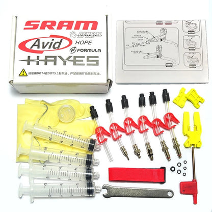 Hydraulic Disc Brake Bleed Kit For Formula Sram Avid Juicy Hayes Hope