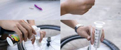 ZTTO MTB Mountain Road Bike Tubeless Sealant Injector For Bicycle Tubeless Tire UST Tyre No Inner Tubes Use With Valve Core Tool
