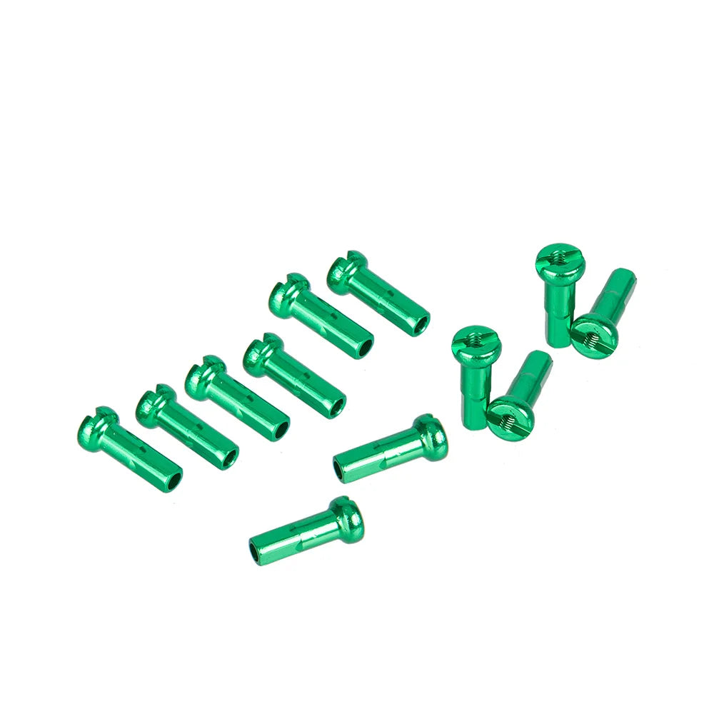 ZTTO 72pcs Nipples 14G 2.0 14mm 2.0mm Ultralight High strength alloy Colorful