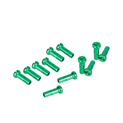 ZTTO 72pcs Nipples 14G 2.0 14mm 2.0mm Ultralight High strength alloy Colorful