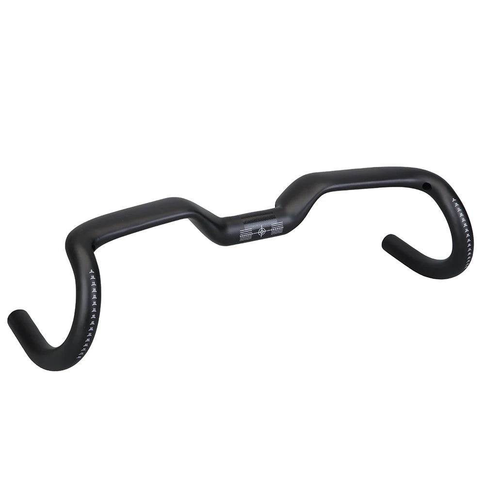 New Gravel 14degrees Carbon Fiber Bicycle Handle T1000 Ultra Light 28 30 32 34 36 38 40 42 44cm