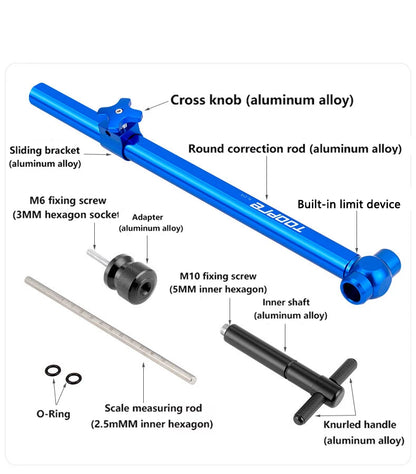 TOOPRE Road Bike Shifter Alignment Tool Bicycle Hand Shift Head Mount Handlebar Height Angle Left Right Symmetrical Adjuster