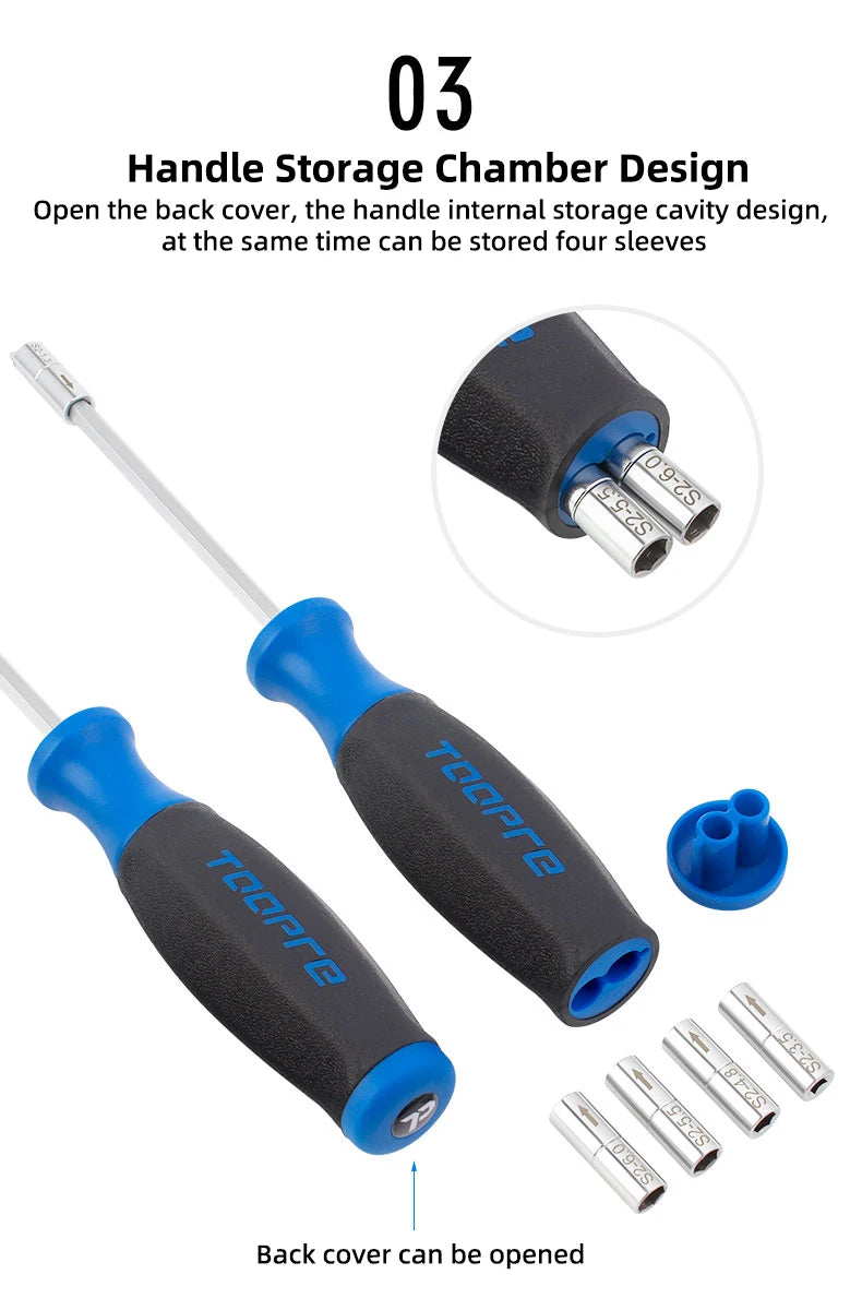 TOOPRE Spoke Nipple Insertion Wrench Hidden Spoke