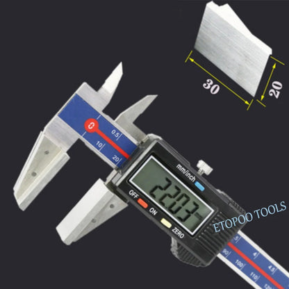 0-150mm 6inch Wire rope calipers wide large jaw BROAD FACE cable vernier caliper