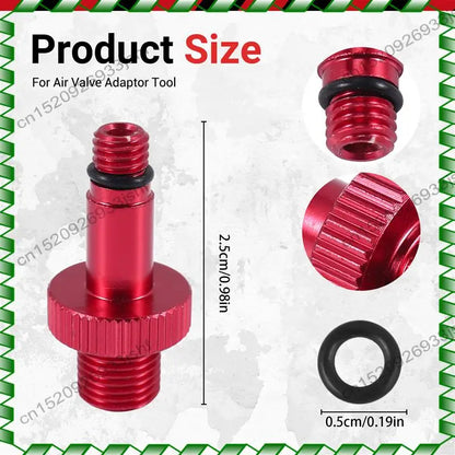 -BOFF Rear Shock Air Valve Adapter For Rockshox Monarch/DT Swiss XMM/IFP