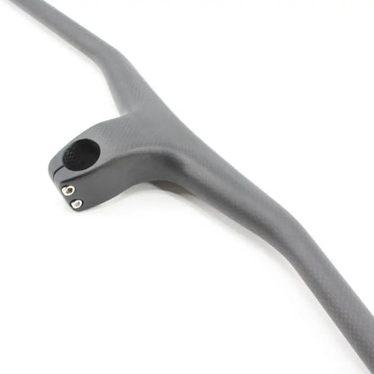 New Mountain Bike 3K Full Carbon Fibre Handlebar Carbon Bicycle handlebar and stem integrated carbon MTB bar -17 degrees angle