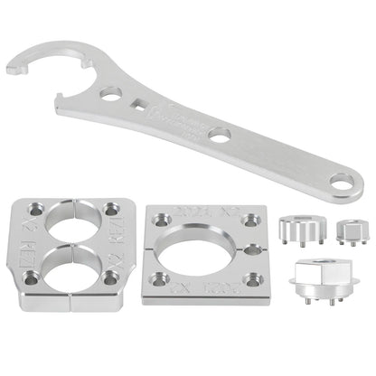 Float Shock Rebuild Tool Kit Vise Clamp+Sealhead+4 pin Sockets for Fox X2 2021