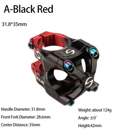 CNC MTB Stem 31.8 Ultralight Handlebar Stem 35mm Aluminum