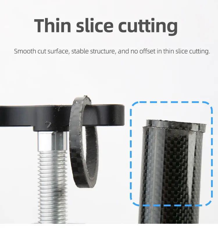 Bicycle Carbon Fiber Steerer Tube Cutter Fork Cutting Tool Handlebar Cutter For 22.2 /28.6mm Carbonfibre Seatpost Handlebar tool