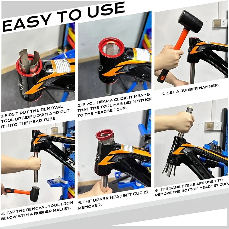 BUCKLOS Bicycle Headset Bottom Bracket Removal Tool