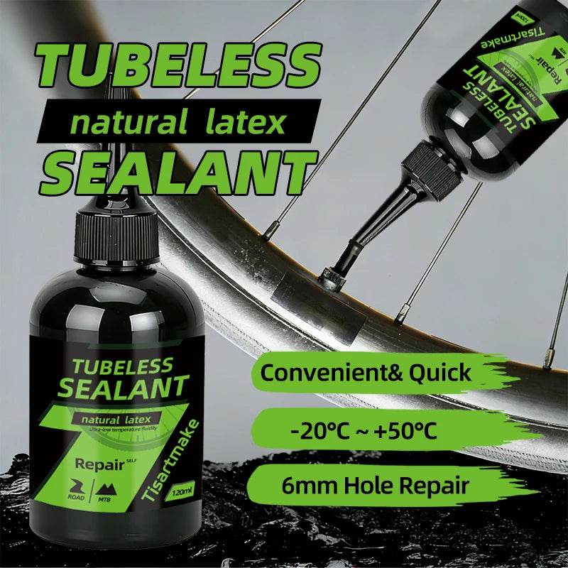 Tubeless Bike Tire Sealant Puncture Repair Fluid Latex Long Lasting Fast Sealing for MTB Road CX Gravel Bicycle Tires