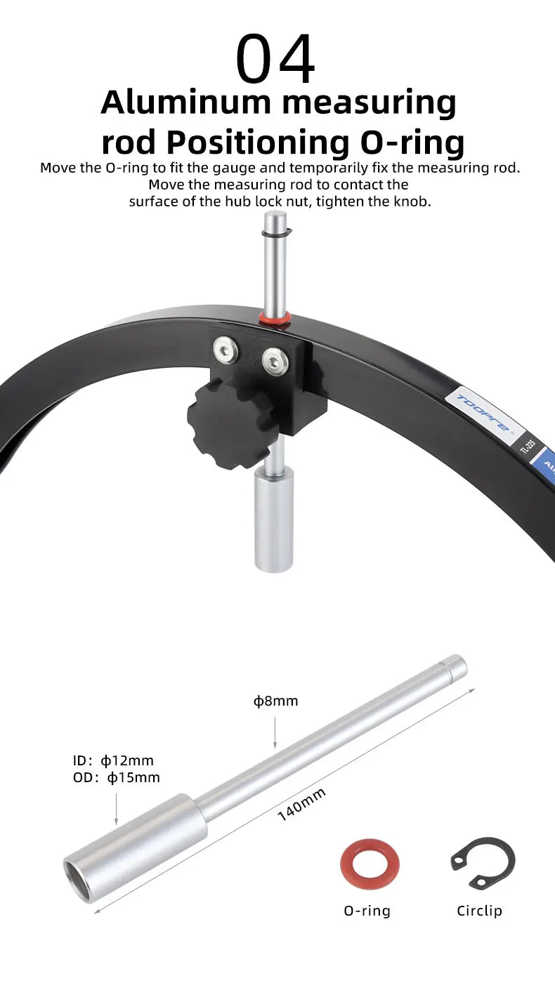 TOOPRE Bicycle Wheel Dishing Tool