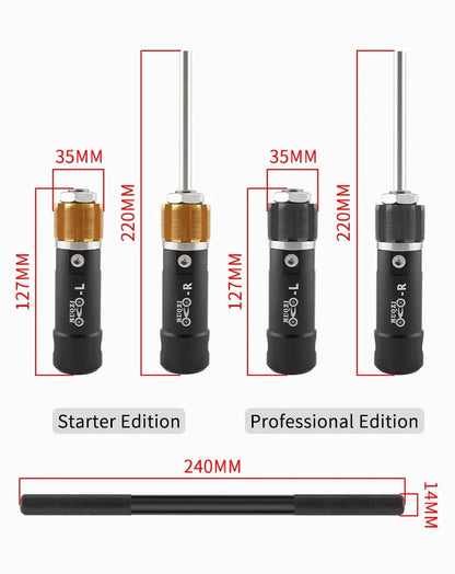 Bottom Bracket Thread Tapping Tool MTB Road Bike BC 1.37 Bottom Bracket English Thread Repair Tap Bicycle Screw Tap