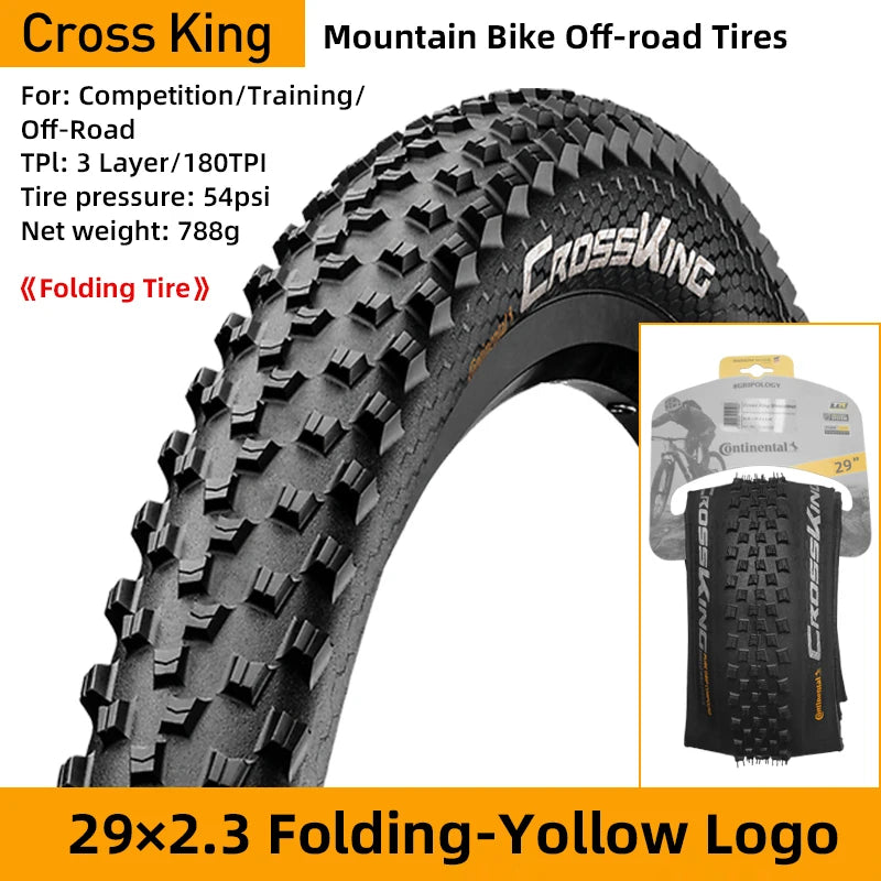 Cross King 27.5x2.0 29x2.0 MTB 29x2.3 Foldable Mountain Bike Tire 180TPI ShieldWall System Bicycle Folding Tyre Tubeless Ready