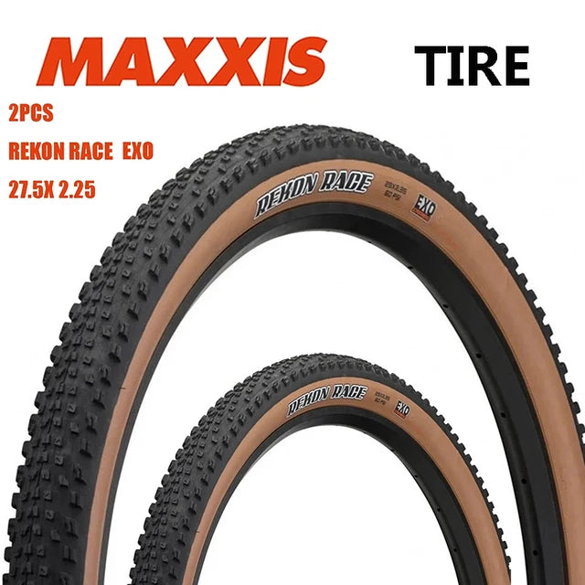 2PCS MAXXIS 29 MTB Bicycle Tire 27.5x2.25 29x2.25 REKON RACE EXO Tires Anti Puncture Tyre MTB Bike Off-road Downhill Tire/Tube