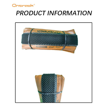 GRAVEL BIKE 700X40C 700X45C 60TPI KEVLAR FOLD TUBELESS READY TIRE  BROWN WALL ONTRACK  ALLAROUND