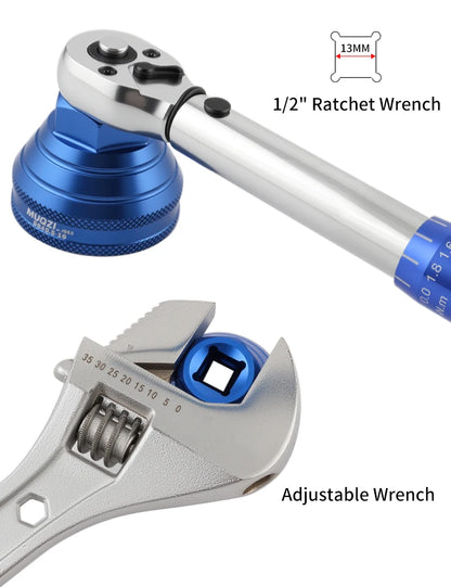 MUQZI Bottom Bracket Install Removal Tool 12/16-Notch Fits 39mm/40.5mm/44mm/45.6-46.6mm Outer Diameter BB Cups