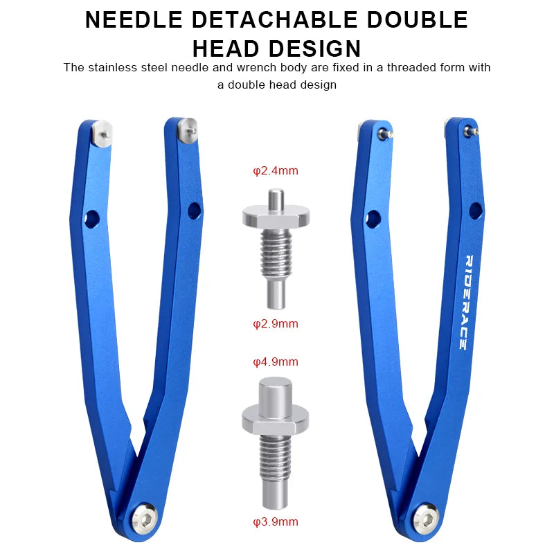 Bicycle Hub Bottom Bracket Freewheel Pin Wrench Bike Crank Arms Cap Pin Spanner Adjustable Tool For Sram Dub Fsa Bolt Cap