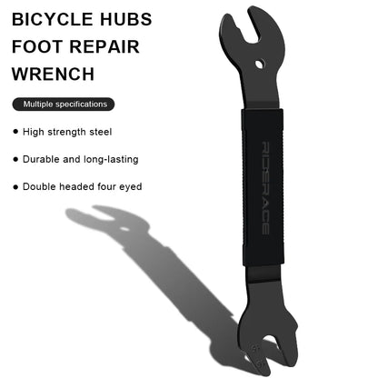 Bike Pedal Wrench 15/16/17mm High Carbon Steel Durable Bicycle Head Open End Axle Hub Cone Wrench MTB Hubs Install Remover Tool